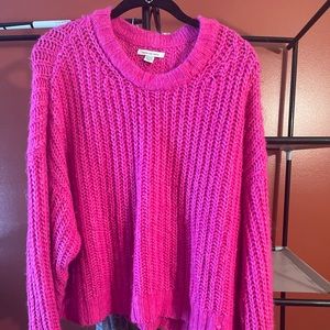 Bright pink American Eagle sweater